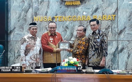 Pj Gubernur Miq Gite Hadiri FGD digelar Tim Koordinator Panmus DPD RI