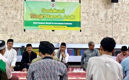 Dewan Masjid Sumbawa Dorong Semua Masjid Terapkan Ramah Anak
