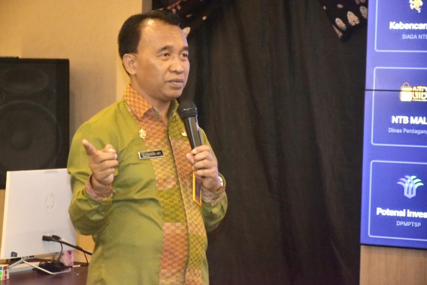 Dr.Najam Kadis Kominfotik NTB Paparkan Fungsi Command Center Ke Tim Kunker Pemda Sukoharjo