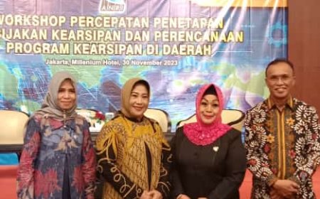 Pemda Sumbawa  Ikuti Workshop Percepatan Penetapan Kebijakan Kearsipan Daerah di Jakarta