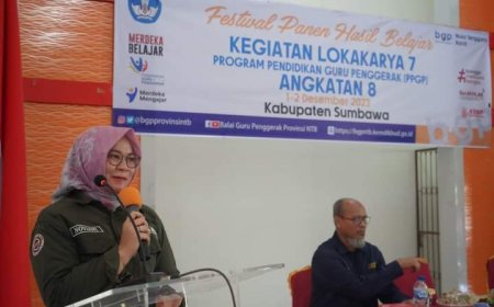 Buka Lokakarya 7 Wabup Sebut Kehadiran Guru Penggerak  di  Sumbawa Bawa Perubahan Luar Biasa