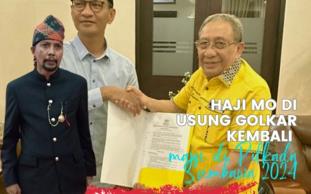 Haji Mo diusung Golkar Kembali Maju di Pilkada Sumbawa 2024