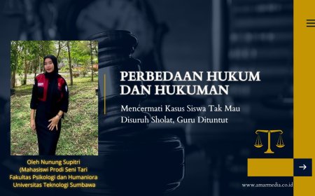 Perbedaan Hukum dan Hukuman : Mencermati Kasus Siswa Tak Mau Disuruh Sholat, Guru Dituntut