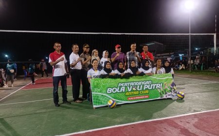 Ketua DPRD Sumbawa Hadiri Pembukaan Turnamen Bola Voli di Kecamatan Alas