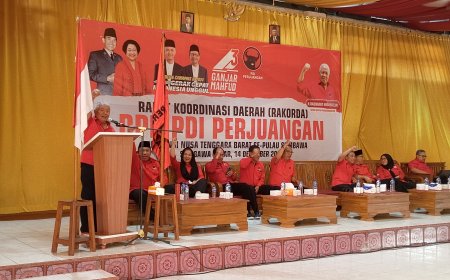 DPD PDI Perjuangan NTB Gelar Rakorda Konsolidasi Menangkan Pemilu 2024
