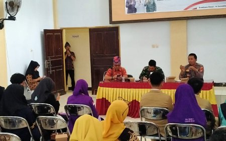 Kapolsek Sumbawa Jadi Narasumber Di Sosialisasi Wawasan Kebangsaan dan Ketahanan Nasional