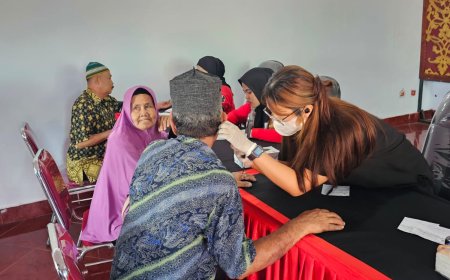 Ribuan Masyarakat Sumbawa  Berbondong Bondong Berobat Gratis di Pelayanan RSA Malahayati -Kantor DPC PDI perjuangan