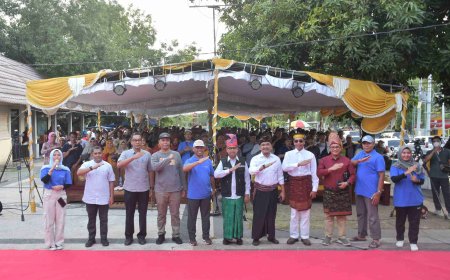 Meriahkan HUT NTB ke-65 Dinas Kominfotik NTB Gelar Talk Show NTB Maju Melaju di Taman Mangga Sumbawa