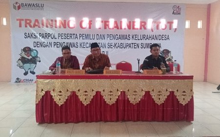 Ketua Umum MUI Jadi Narasumber TOT  Yang Digelar Bawaslu  terkait Saksi Parpol Pemilu dan Pengawas Kelurahan/Desa/Kecamatan se Kabupaten Sumbawa