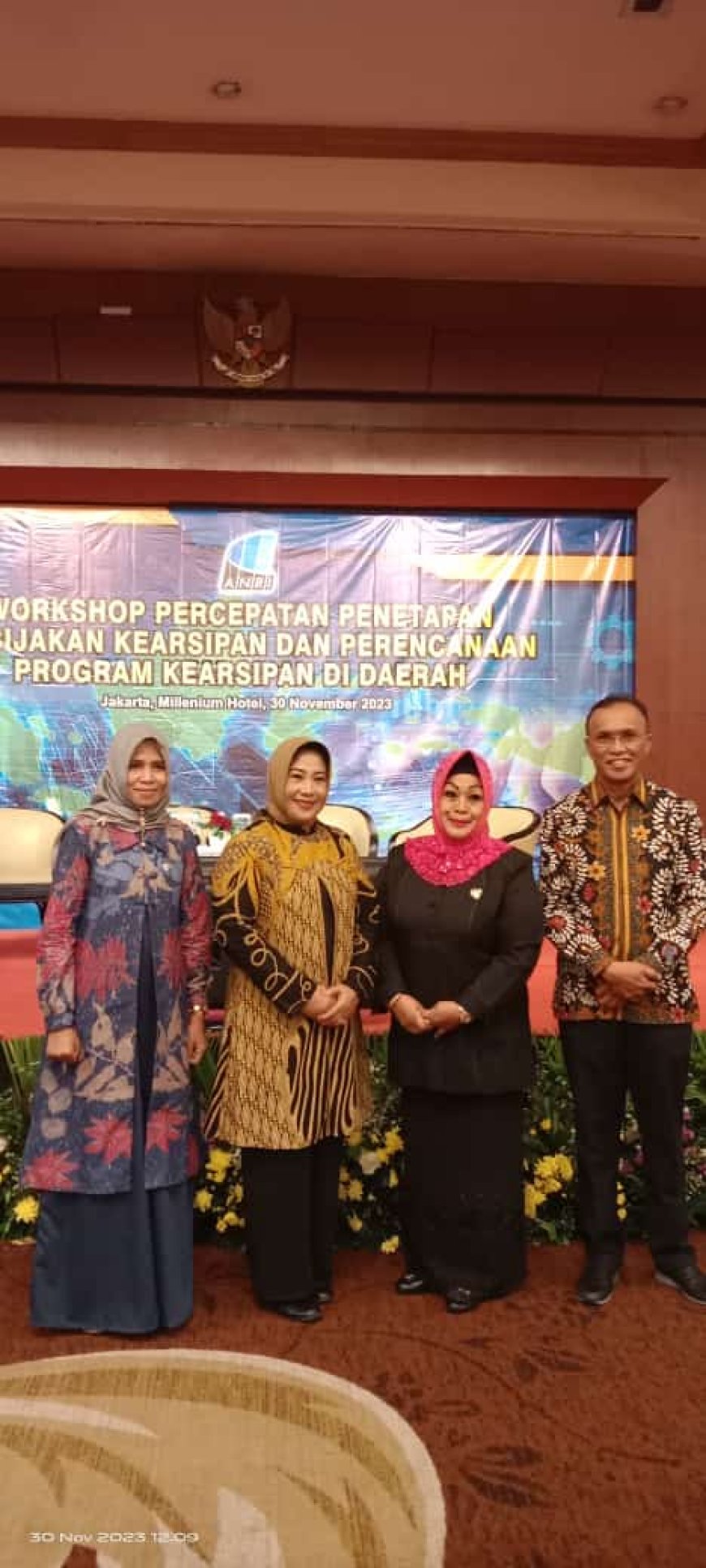 Pemda Sumbawa  Ikuti Workshop Percepatan Penetapan Kebijakan Kearsipan Daerah di Jakarta
