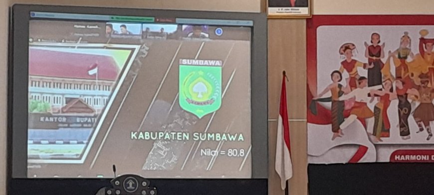 Pemkab Sumbawa Raih Penghargaan   Kabupaten Peduli HAM Tahun 2023