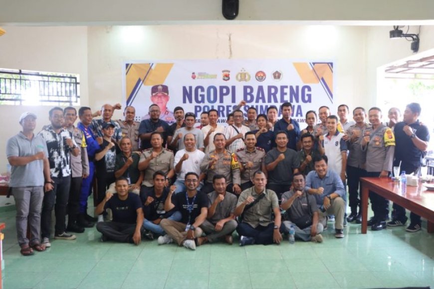Perkuat Sinergi Polri dan Media Jaga Kamtibmas,  Polres Sumbawa "Ngopi Bareng" Awak Media
