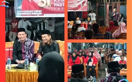 HUT ke-51, DPC PDI Perjuangan Sumbawa Tasyakuran Bersama Masyarakat Akar Rumput