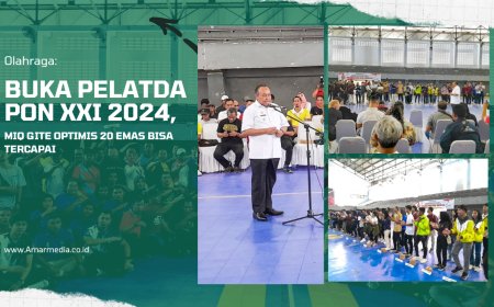 Buka Pelatda PON XXl 2024, Miq Gite Optimis 20 Emas Bisa Tercapai