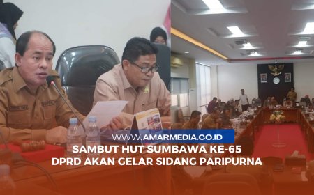 Sambut HUT Sumbawa ke 65, DPRD Akan Gelar Sidang Paripurna