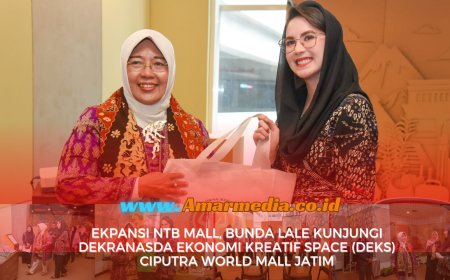 Ekpansi NTB Mall, Bunda Lale Kunjungi Dekranasda Ekonomi Kreatif Space (DEKS) Ciputra World Mall Jatim