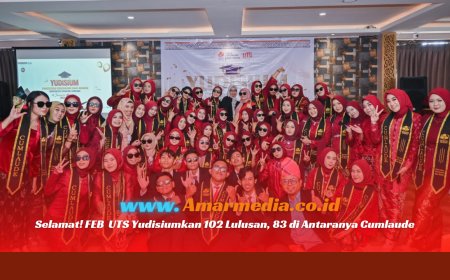 Selamat! FEB UTS Yudisiumkan 102 Lulusan, 83 di Antaranya Cumlaude
