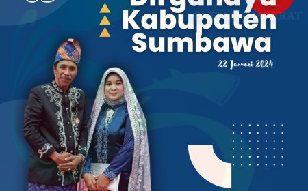 Wakil Ketua Fraksi Demokrat Muhammad Yasin Musamma SAP mengucapkan Dirgahayu Kabupaten Sumbawa ke 65