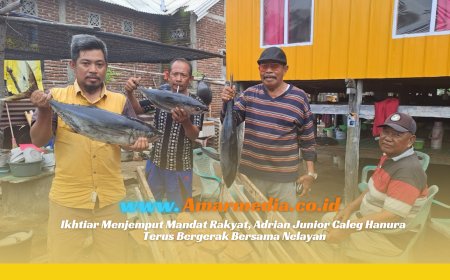 Ikhtiar Menjemput Mandat Rakyat, Adrian Junior Caleg Hanura Terus Bergerak Bersama Nelayan