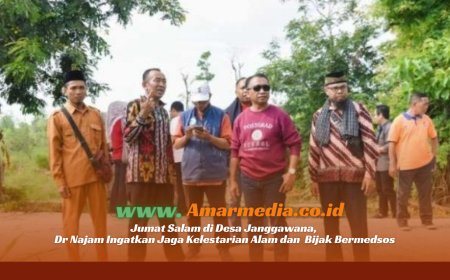 Jumat Salam di Desa Janggawana, Dr Najam Ingatkan Jaga Kelestarian Alam dan  Bijak Bermedsos
