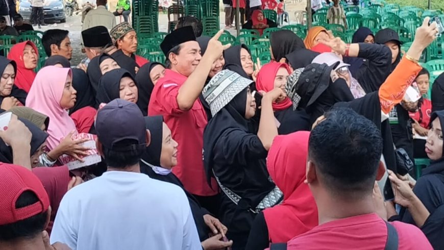 Kampanye Di Desa Luar PDI Perjuangan Sumbawa Rangkul Millenial dan Generasi Z