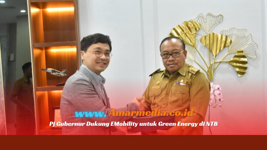 Pj Gubernur Dukung EMobility untuk Green Energy di NTB