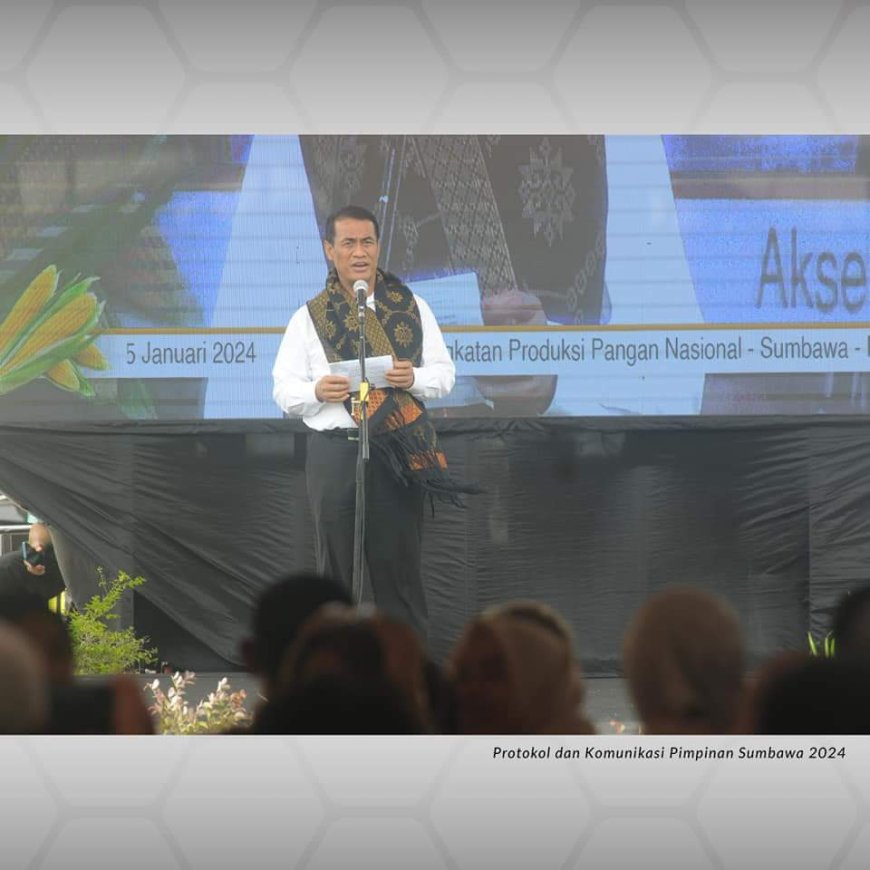 Bupati Sumbawa Apresiasi Kedatangan Menteri Pertanian RI ke Tana Intan Bulaeng
