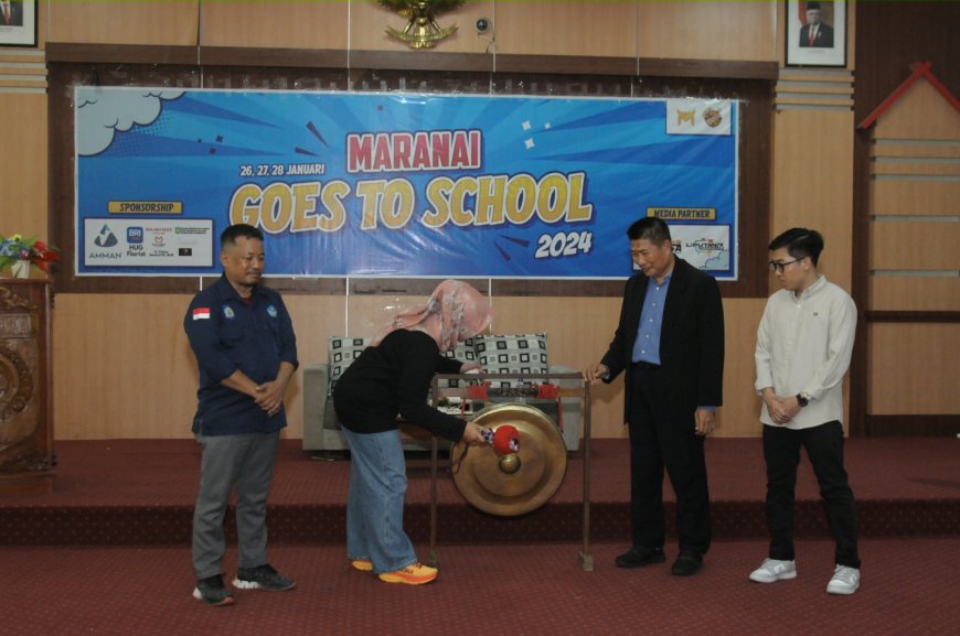 Buka “Maranai Goes to School” Wabup Berikan Apresiasi; Mari Hadapi Tantangan dengan Harapan Tak Terbatas