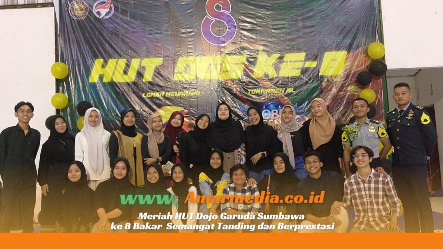 Meriah HUT Dojo Garuda Sumbawa  ke 8 Bakar  Semangat Tanding dan Berprestasi