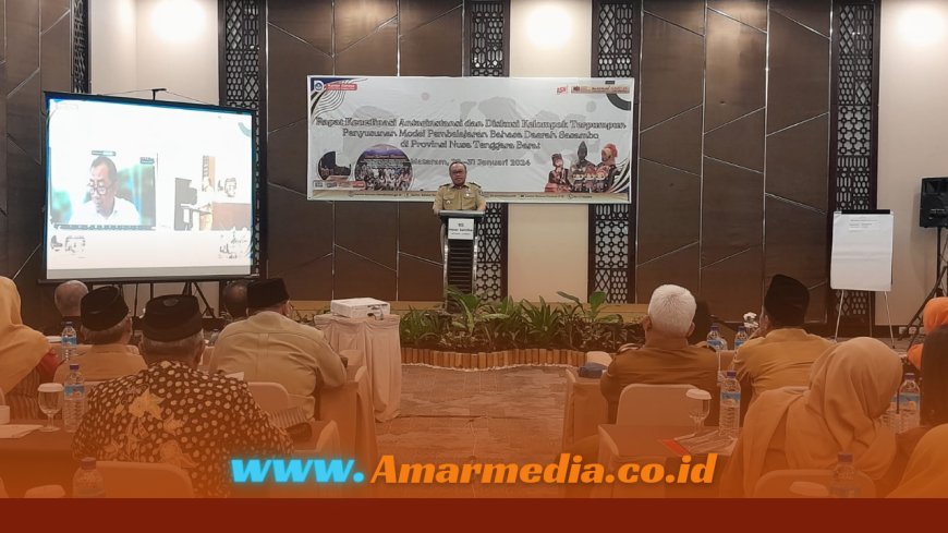 Pj Gubernur Miq Gite Harapkan adanya Padanan-padanan Kearifan Lokal dalam Proses Berbahasa