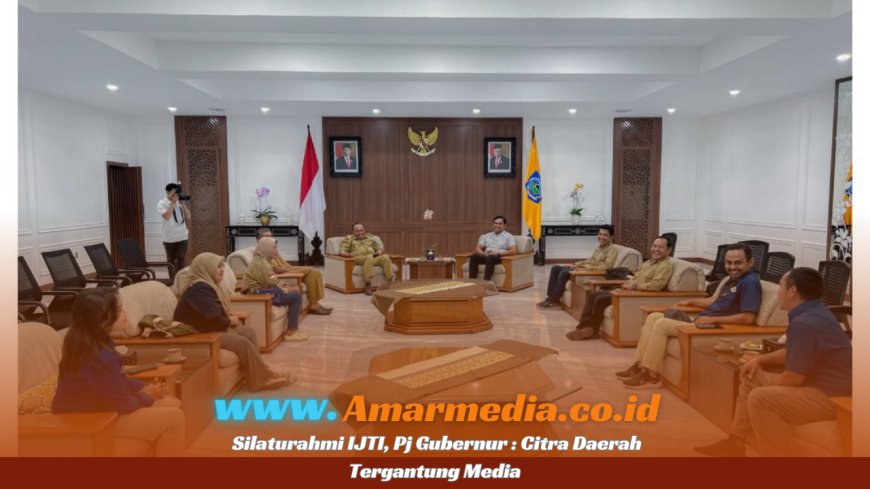 Silaturahmi IJTI, Pj Gubernur : Citra Daerah Tergantung Media