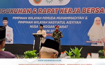 Pengukuhan PWPM NTB, Sekjen Najih Ingatkan Pentingnya Kolaborasi dan Etika