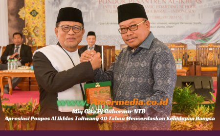Miq Gita Pj Gubernur NTB Apresiasi Ponpes Al Ikhlas Taliwang 40 Tahun Mencerdaskan Kehidupan Bangsa