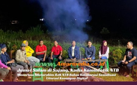 Jumat Salam di Sajang, Kadis Kominfotik NTB Menerima Silaturahim OJK NTB Bahas Kolaborasi Sosialisasi Literasi Keuangan Digital