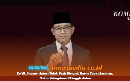 Kritik Bansos, Anies: Tidak Usah Dirapel, Harus Tepat Sasaran, Bukan Dibagikan di Pinggir Jalan