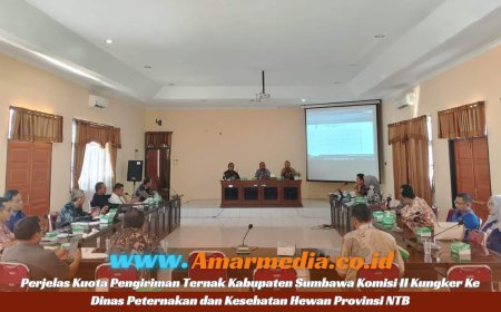 Perjelas Kuota Pengiriman Ternak Kabupaten Sumbawa Komisi II Kungker Ke Dinas Peternakan dan Kesehatan Hewan Provinsi NTB