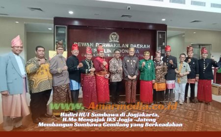 Hadiri HUT Sumbawa di Jogjakarta, H.Mo Mengajak IKS Jogja -Jateng  Membangun Sumbawa Gemilang yang Berkeadaban