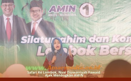 Safari Ke Lombok, Nyai Djuwairiyah Fawaid Ajak Menangkan AMIN