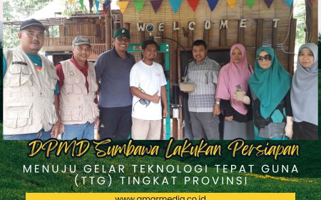 DPMD Sumbawa Lakukan Persiapan Menuju Gelar Teknologi Tepat Guna (TTG) Tingkat Provinsi