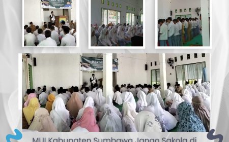 MUI Kabupaten Sumbawa Jango Sakola di SMAN 4 Sumbawa Besar