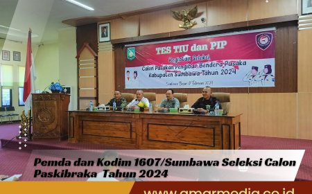 Pemda dan Kodim 1607/Sumbawa Seleksi Calon Paskibraka Tahun 2024