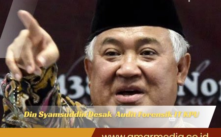 Din Syamsuddin Desak  Audit Forensik IT KPU