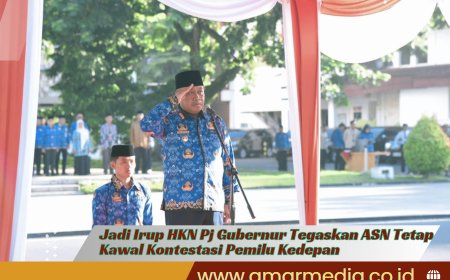 Jadi Irup HKN Pj Gubernur Tegaskan ASN Tetap Kawal Kontestasi Pemilu Kedepan