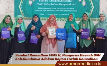 Sambut Ramadhan 1445 H, Pengurus Daerah DMI  Kab.Sumbawa Adakan Kajian Tarhib Ramadhan