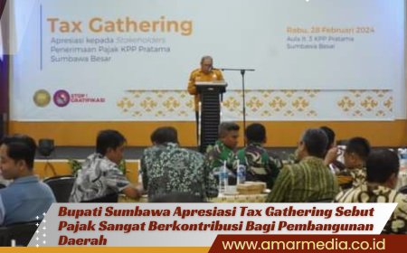 Bupati Sumbawa Apresiasi Tax Gathering Sebut  Pajak Sangat Berkontribusi Bagi Pembangunan Daerah