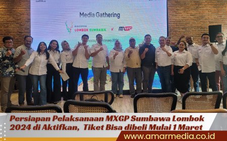 Persiapan Pelaksanaan MXGP Sumbawa Lombok 2024 di Aktifkan  Tiket Bisa dibeli Mulai 1 Maret