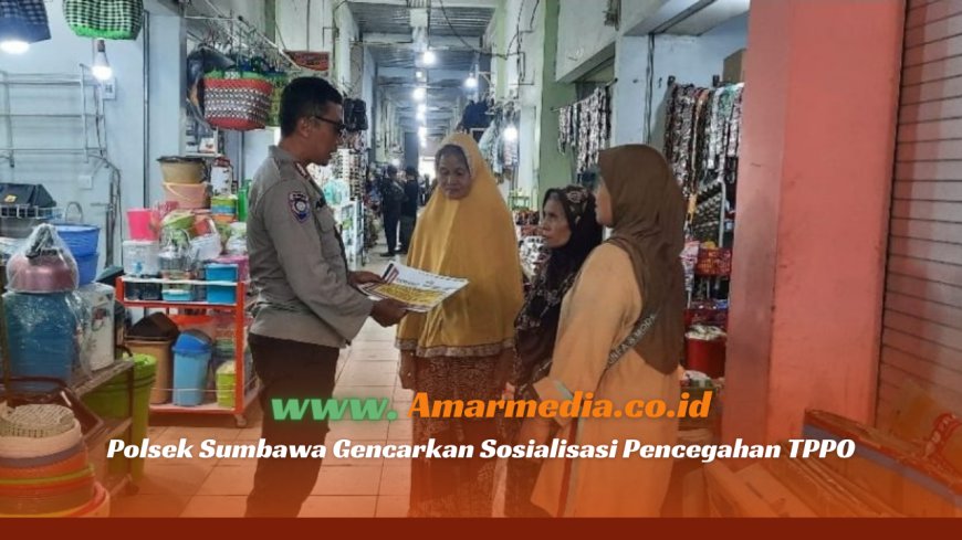 Polsek Sumbawa Gencarkan Sosialisasi Pencegahan TPPO