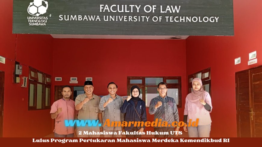 2 Mahasiswa Fakultas Hukum UTS Lulus Program Pertukaran Mahasiswa Merdeka Kemendikbud RI