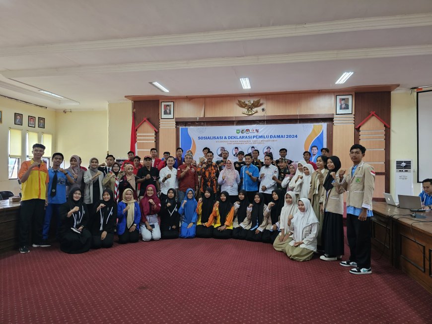 Komite Nasional Pemuda Indonesia Sumbawa Gelar Sosialisasi dan Deklarasi Pemilu Damai