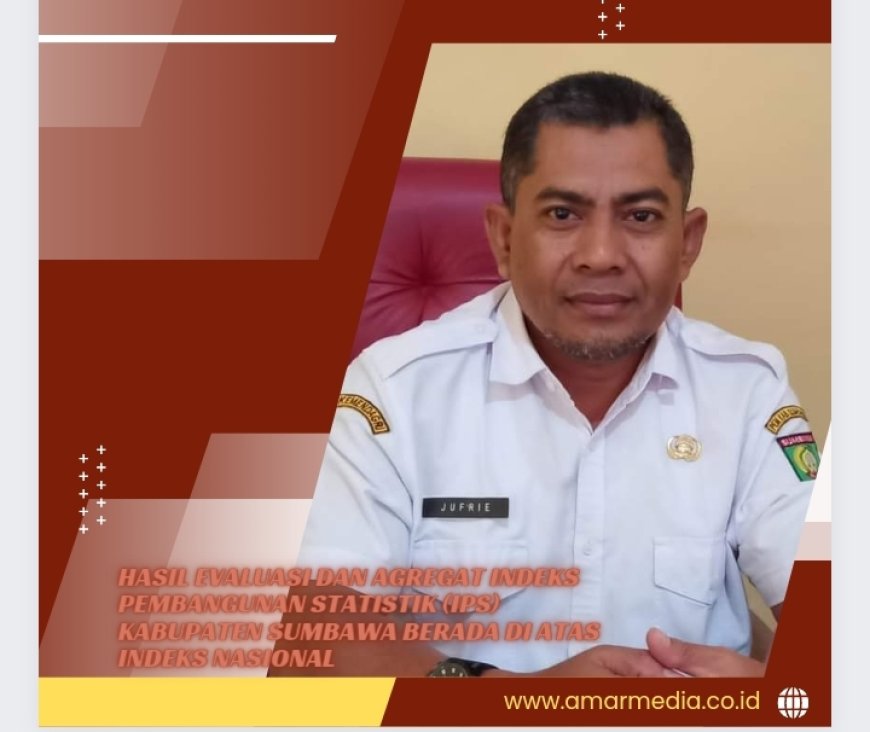 Hasil Evaluasi dan Agregat Indeks Pembangunan Statistik (IPS) Kabupaten Sumbawa Berada di Atas Indeks Nasional